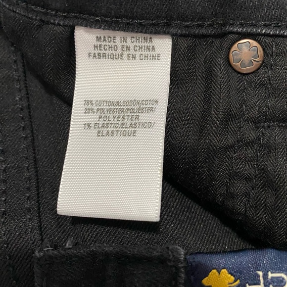 Lucky Brand Mid Rise Sofia Boot Cut (Re-Hemmed 26"Inseam) Black Denim Jeans.Sz8 - Picture 11 of 16